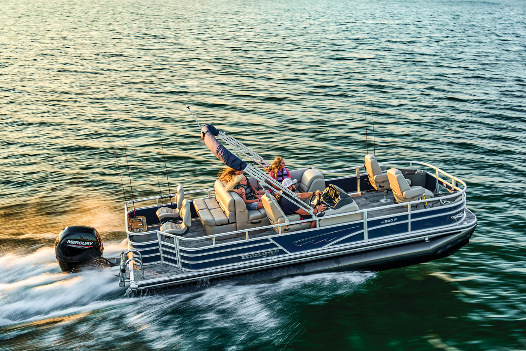 Ranger Boats Fishing Pontoon